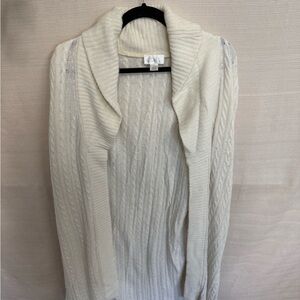 LOFT Cream Cowl Neck Sweater